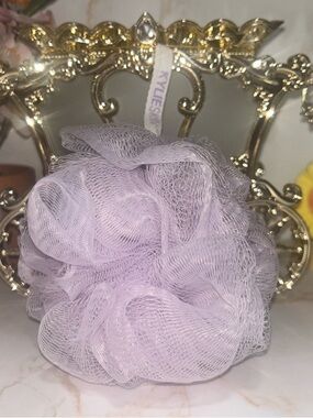 Kylie Skin NWOT Lavender Pouf Loofah. Can be washed. Never used.